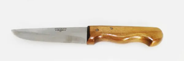 Bursa İnce Küt Kasap Bıçağı No:1, 13 Cm - Ahşap Sap - Lisinya