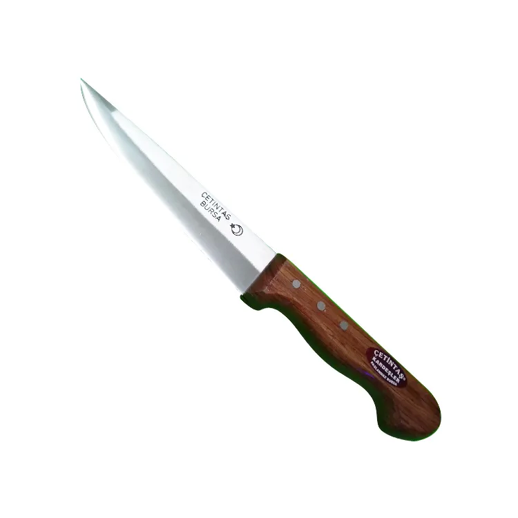 Bursa Kurban Ve Kasap Bıçağı No:2, 16 Cm, Ahşap Gül Sap - Lisinya