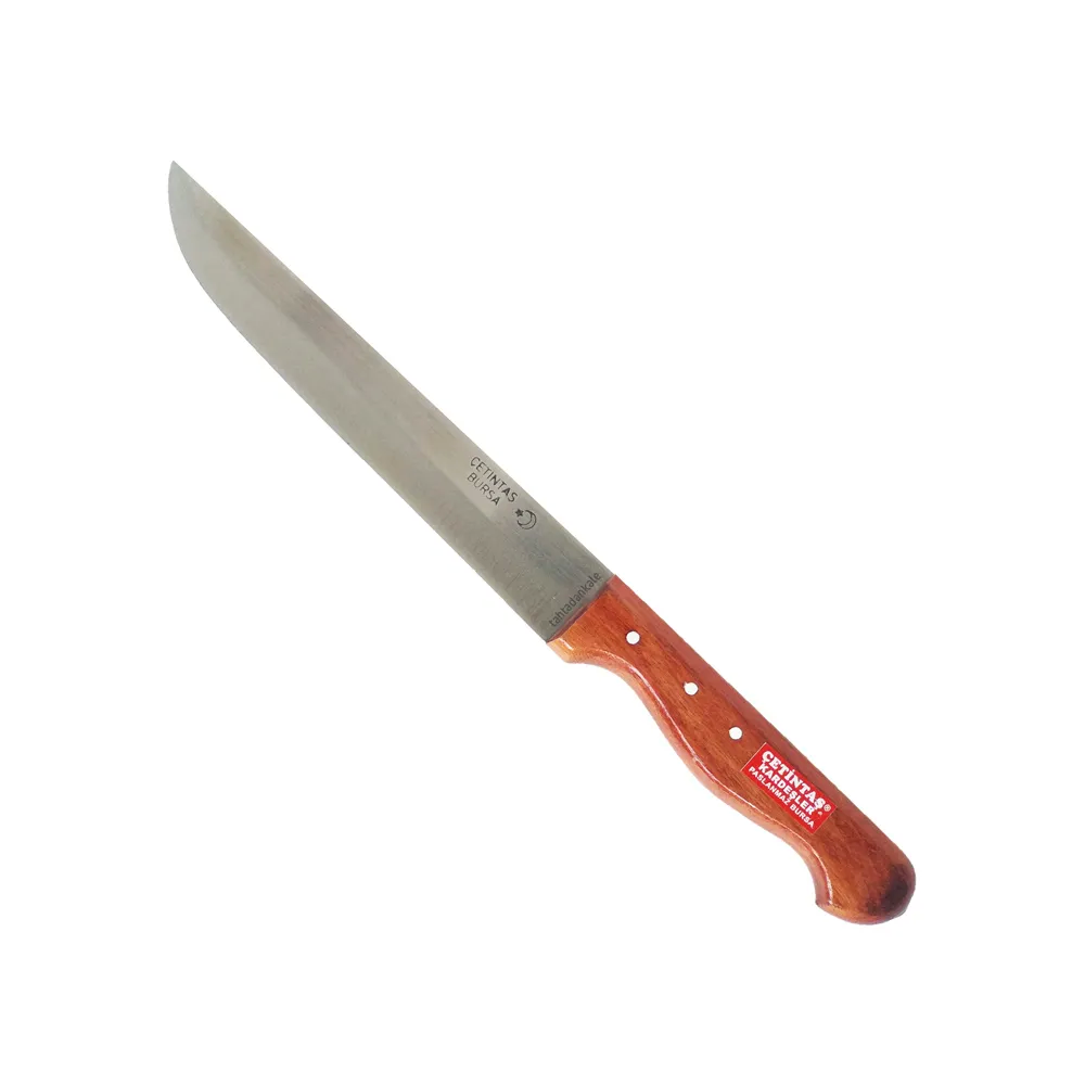 Bursa Mutfak Ve Ekmek Bıçağı 12 Cm, Ahşap Gül Sap - Lisinya