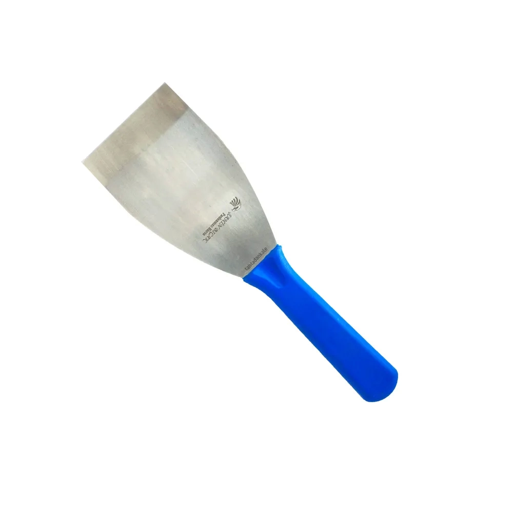 Bursa Paslanmaz Gıda Spatulası No:4, 10 Cm - Plastik Sap - Lisinya