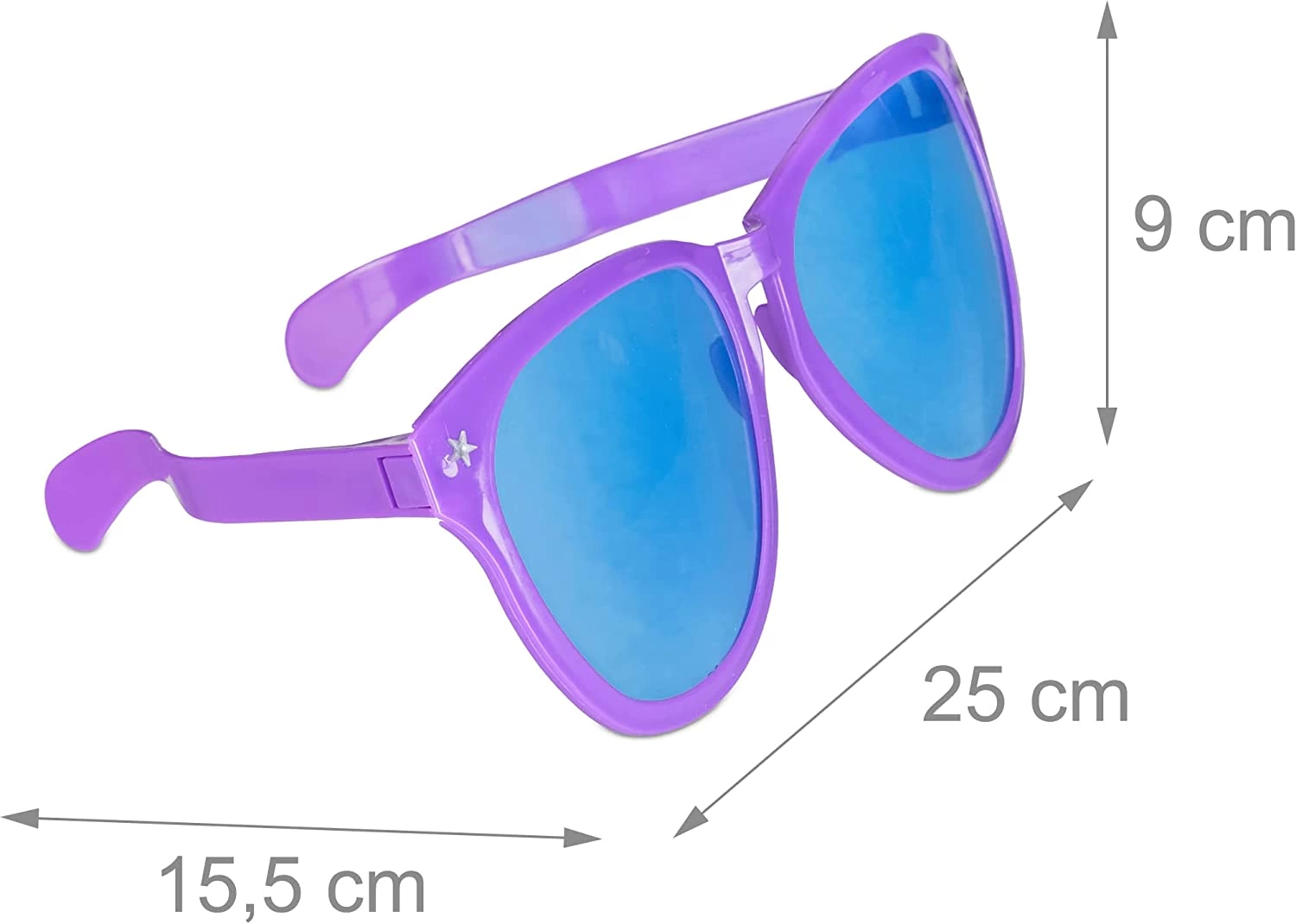 Büyük Parti Gözlüğü Rengarenk 12 Adet 27x9 Cm - Lisinya Büyük Parti Gözlüğü Rengarenk 12 Adet 27x9 Cm - Lisinya