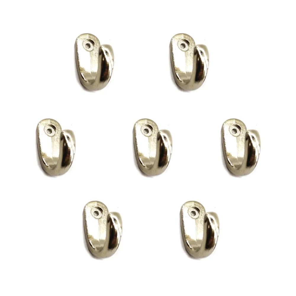 Büyük Tekli Fincan Askı, Dekor Askısı - Nikel, 100 Adet, 12x23x30 Mm - Lisinya
