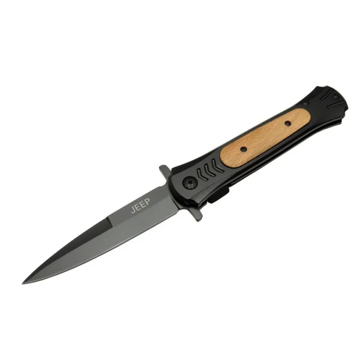 Çakı Black 22 Cm Yarı Otomatik , Kemerlikli - Lisinya Çakı Black 22 Cm Yarı Otomatik , Kemerlikli - Lisinya