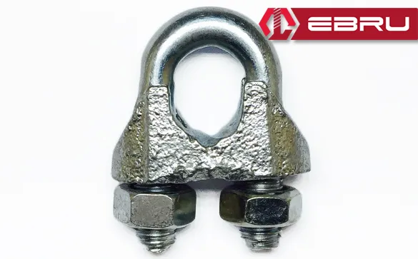 Çelik Halat Bağlama, Düğüm, Klemens 10 Mm - 25 Adet - Lisinya