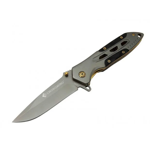 Chongming Cm84 Çakı Titanyum Gold 20 Cm Manuel, Kemerlikli - Lisinya Chongming Cm84 Çakı Titanyum Gold 20 Cm Manuel, Kemerlikli - Lisinya