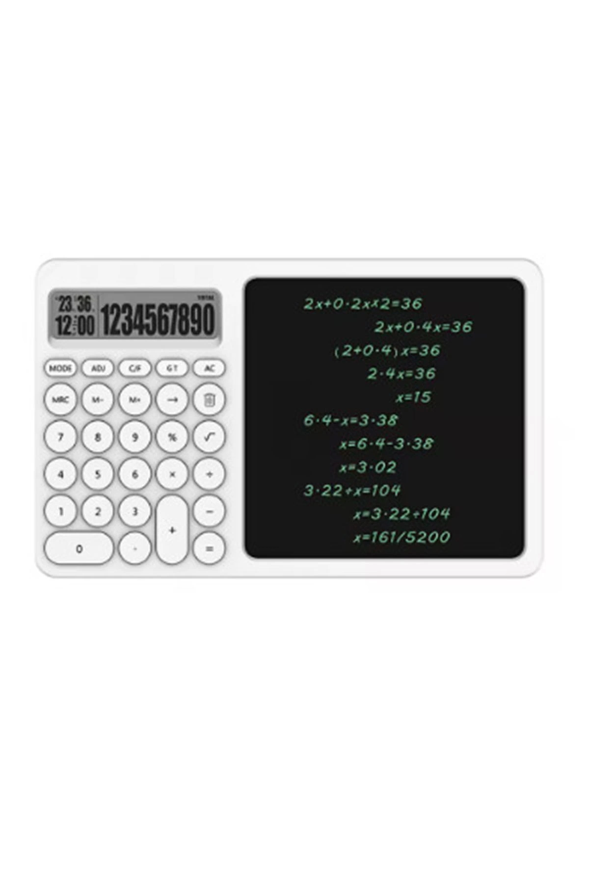 Çok Amaçlı Digital Hesap Makinesi Lcd Ekran Yazma Tableti Ofis Okul İçin Silinebilir El Yazısı Not Defteri - Lisinya