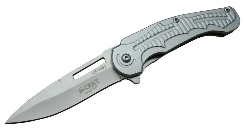 Cr 0062 Gri Oluklu Kamp Çakı 17,5 Cm - Otomatik, Kılıflı, Kutulu - Lisinya Cr 0062 Gri Oluklu Kamp Çakı 17,5 Cm - Otomatik, Kılıflı, Kutulu - Lisinya