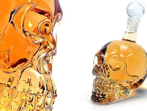 Crystal Head Kuru Kafa Cam Şişe 350 Ml - Lisinya Crystal Head Kuru Kafa Cam Şişe 350 Ml - Lisinya
