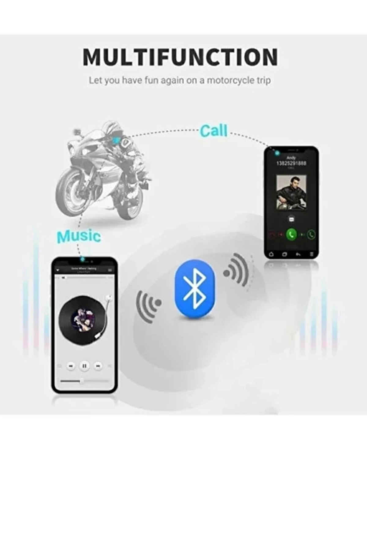 D60 Motor Kask Kulaklık Rgb Modlu Motosiklet Kulaklık Su Geçirmez 5.3 Bluetooth Intercom - Lisinya D60 Motor Kask Kulaklık Rgb Modlu Motosiklet Kulaklık Su Geçirmez 5.3 Bluetooth Intercom - Lisinya