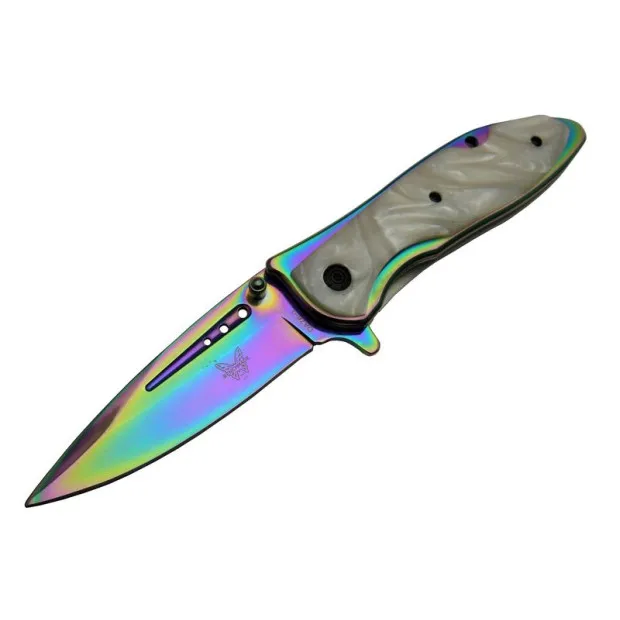 Da76-1 Çakı Renkli Sedef 20 Cm Manuel, Kemerlikli - Lisinya Da76-1 Çakı Renkli Sedef 20 Cm Manuel, Kemerlikli - Lisinya