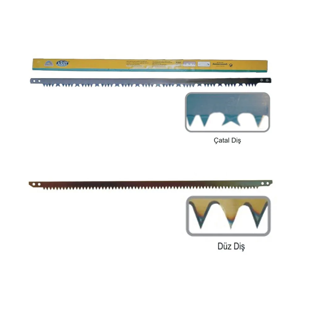 Dar Kolastar Testere Ağzı - Düz Diş 75 Cm - Lisinya