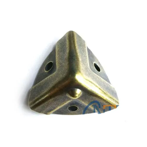Dekoratif, Kutu, Sandık Köşesi - 35x22 Mm, Küçük, Antik, 1 Adet - Lisinya