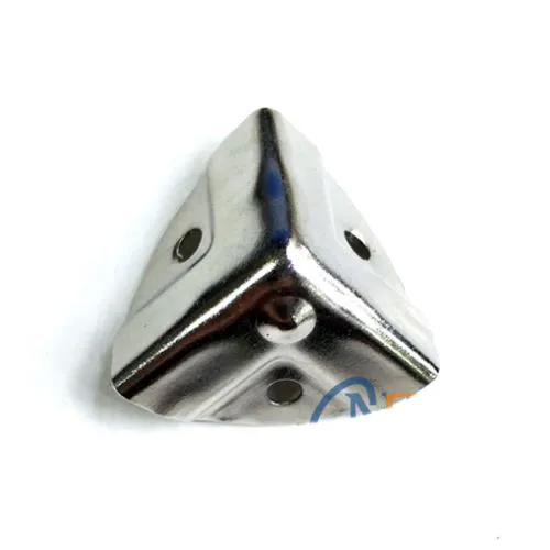 Dekoratif, Kutu, Sandık Köşesi - 35x22 Mm, Küçük, Nikel, 100 Adet - Lisinya