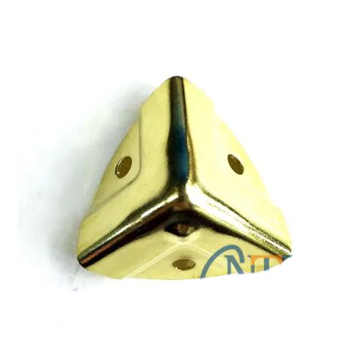 Dekoratif, Kutu, Sandık Köşesi - 35x22 Mm, Küçük, Sarı, 1 Adet - Lisinya