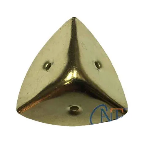 Dekoratif, Kutu, Sandık Köşesi - 45x28 Mm, Büyük, Sarı, 100 Adet - Lisinya
