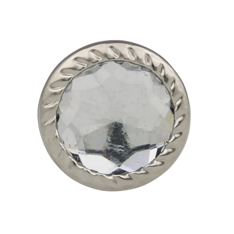 Dekoratif Parlak Taşlı Kabara Raptiye 17 Mm - 500 - Lisinya