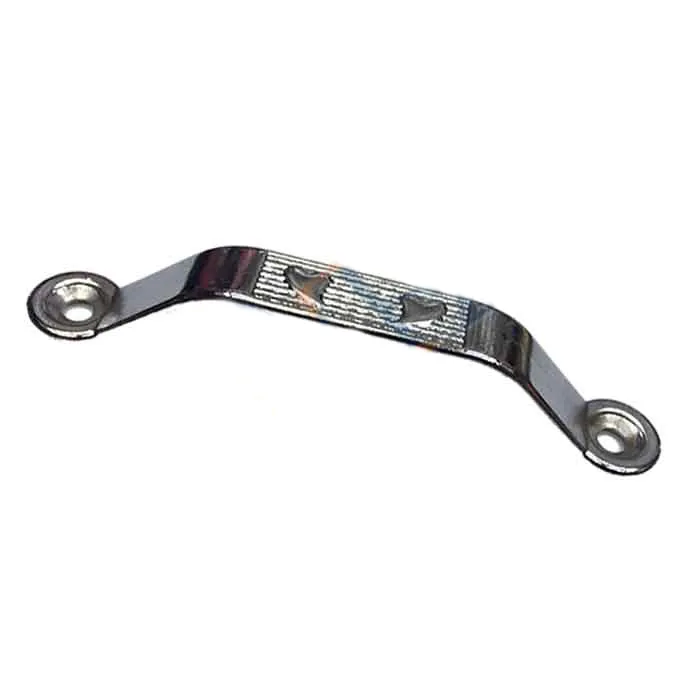Dekoratif Zamak Kulp Dıştan - 64mm, Nikel, 100 Adet - Lisinya