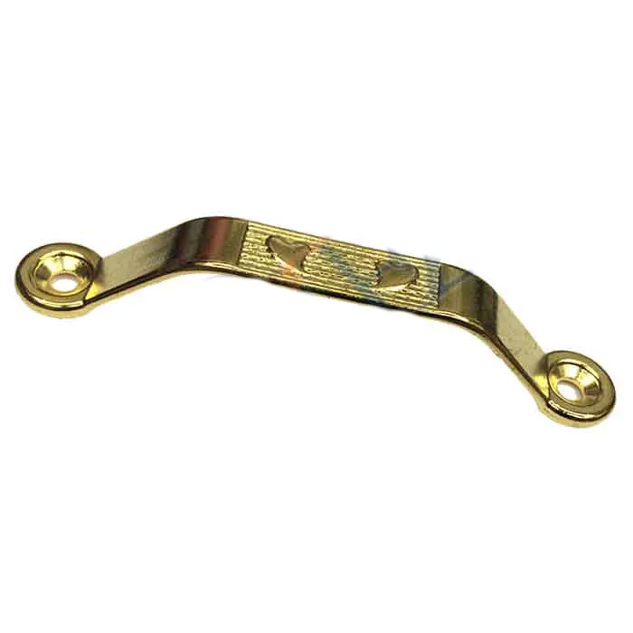 Dekoratif Zamak Kulp Dıştan - 64mm, Sarı, 100 Adet - Lisinya
