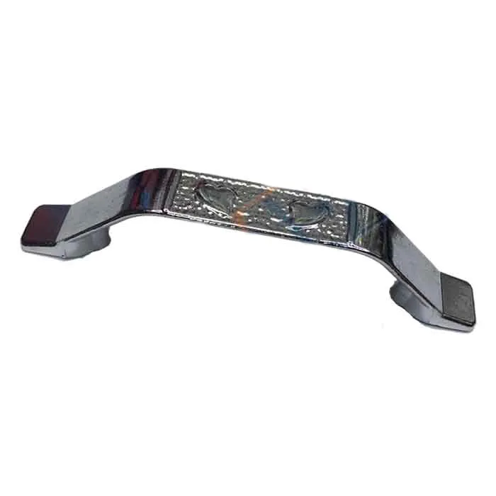 Dekoratif Zamak Kulp İçten - 64mm, Nikel, 100 Adet - Lisinya