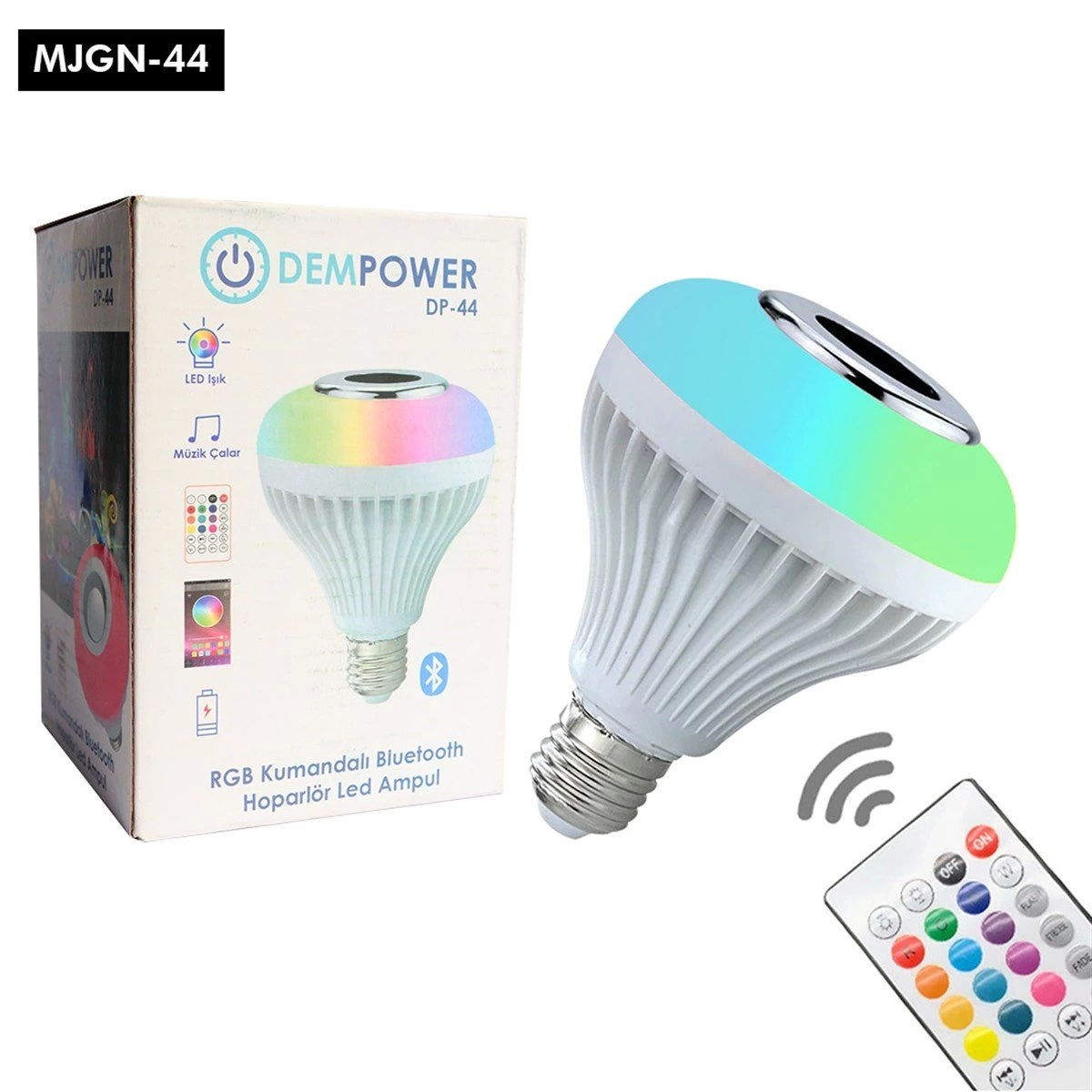 Dempower Müzikli Bluetooth Ampul - Lisinya