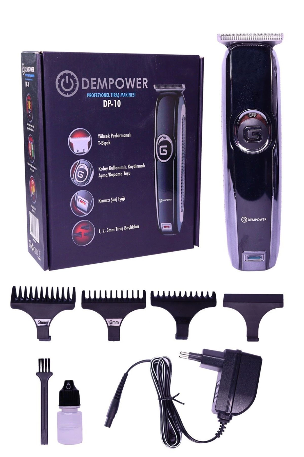 Dempower Traş Makinesi Siyah - Lisinya Dempower Traş Makinesi Siyah - Lisinya