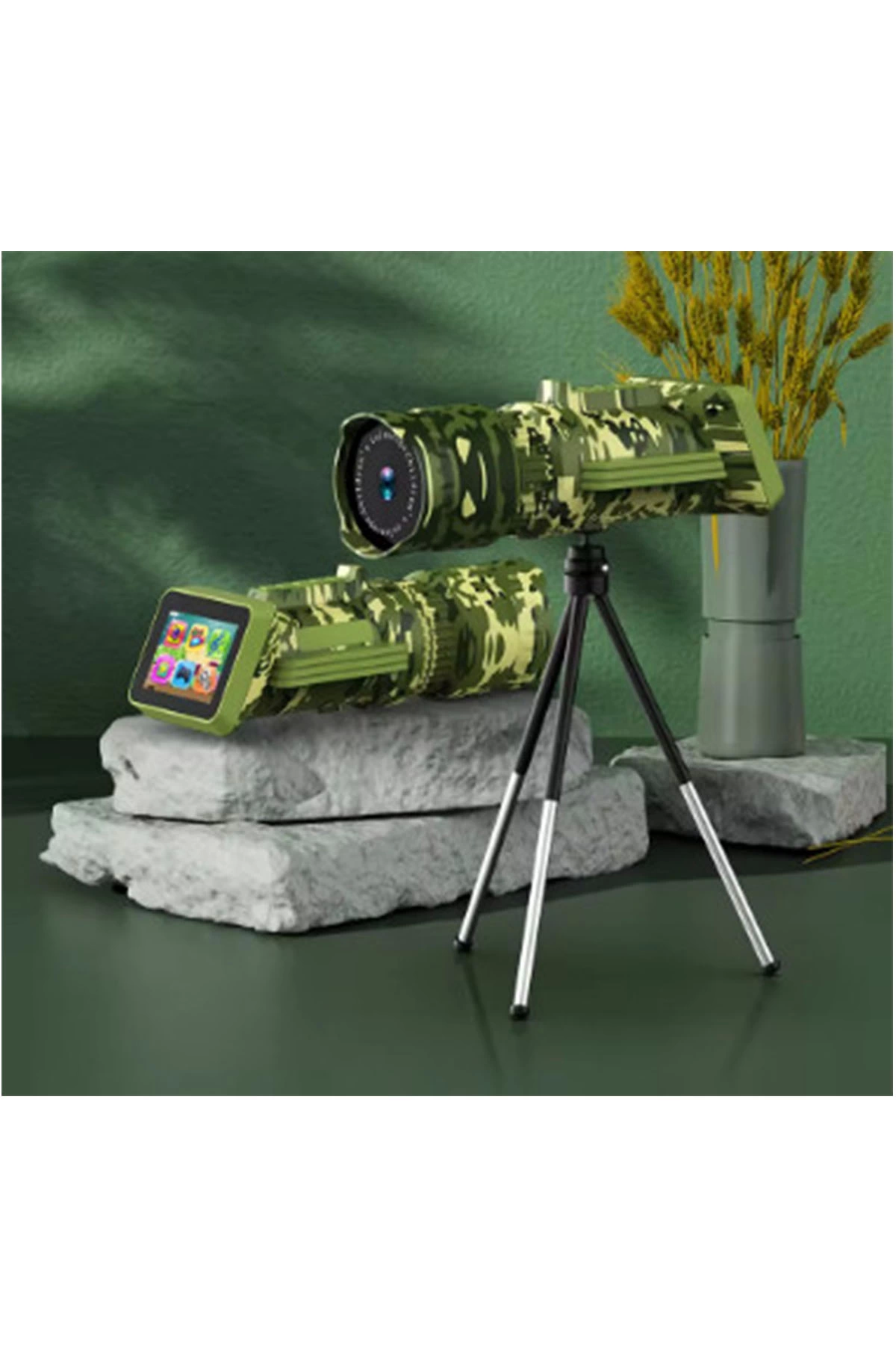 Digital Dürbün 8,0 Megapixel, 2.0 Lcd Hd Uzun Menzilli Taşınabilir 1080px720p Tripodlu Dürbün - Lisinya