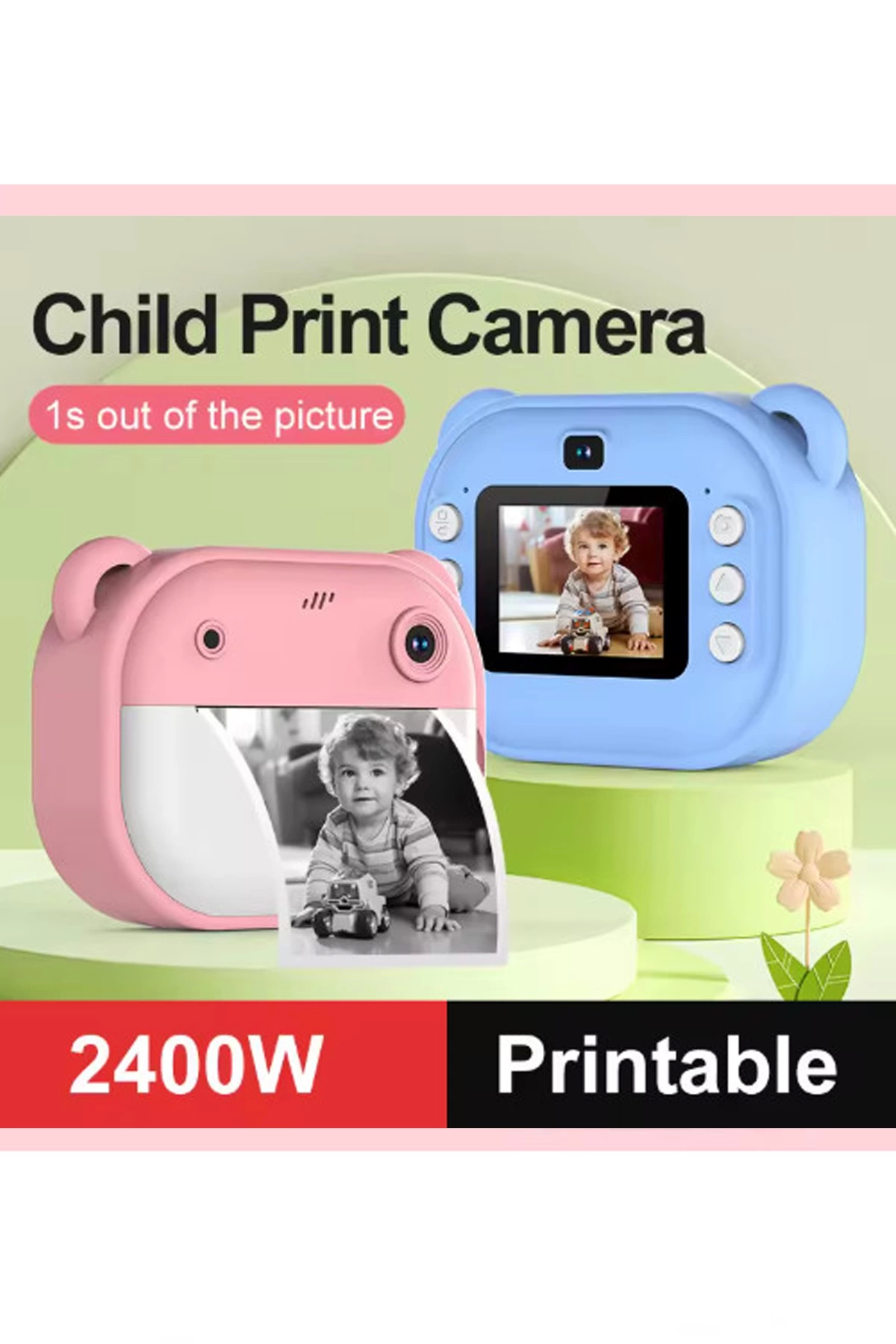 Dijital Video Kayıt Fotoğraf Çocuk Kamerası Anlık Termal Resim Kağıt Baskılı Vtn-09 - Lisinya Dijital Video Kayıt Fotoğraf Çocuk Kamerası Anlık Termal Resim Kağıt Baskılı Vtn-09 - Lisinya
