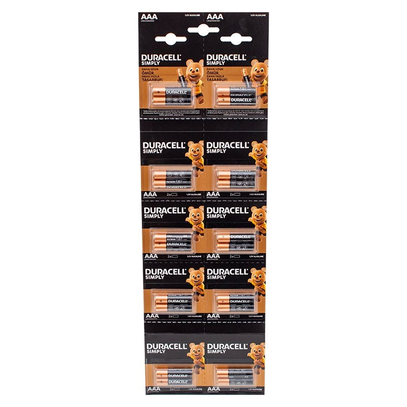 Duracell 1.5v İnce Aaa 20'li Alkalin Pil Lr03/mn20 - Lisinya Duracell 1.5v İnce Aaa 20'li Alkalin Pil Lr03/mn20 - Lisinya