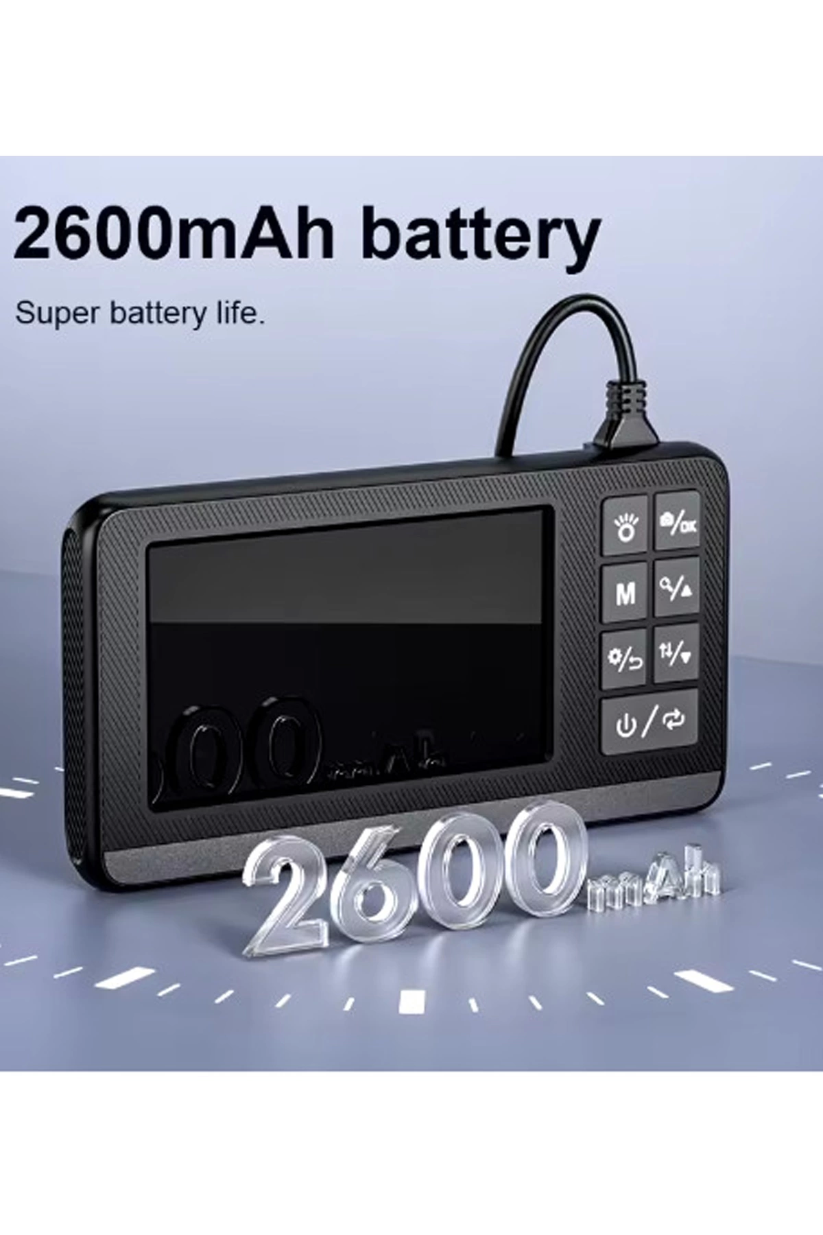 Ekranlı Çift Kameralı 10 Mt Sert Kablo Endoskop Kamera 8 Mm 4.3 Inc Hafıza Kart Destekli - Lisinya Ekranlı Çift Kameralı 10 Mt Sert Kablo Endoskop Kamera 8 Mm 4.3 Inc Hafıza Kart Destekli - Lisinya
