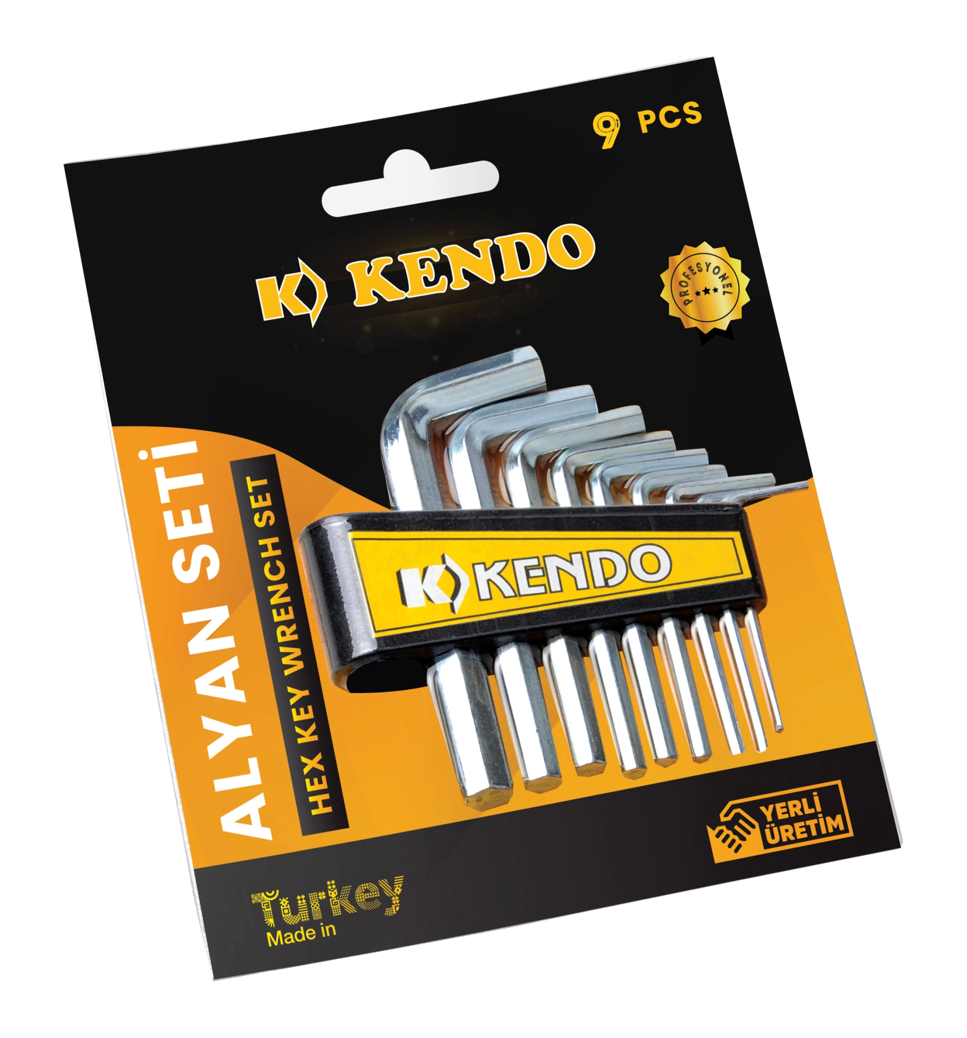 Kendo Allen Anahtar Seti Alyan Anahtar 9 Parça - Lisinya