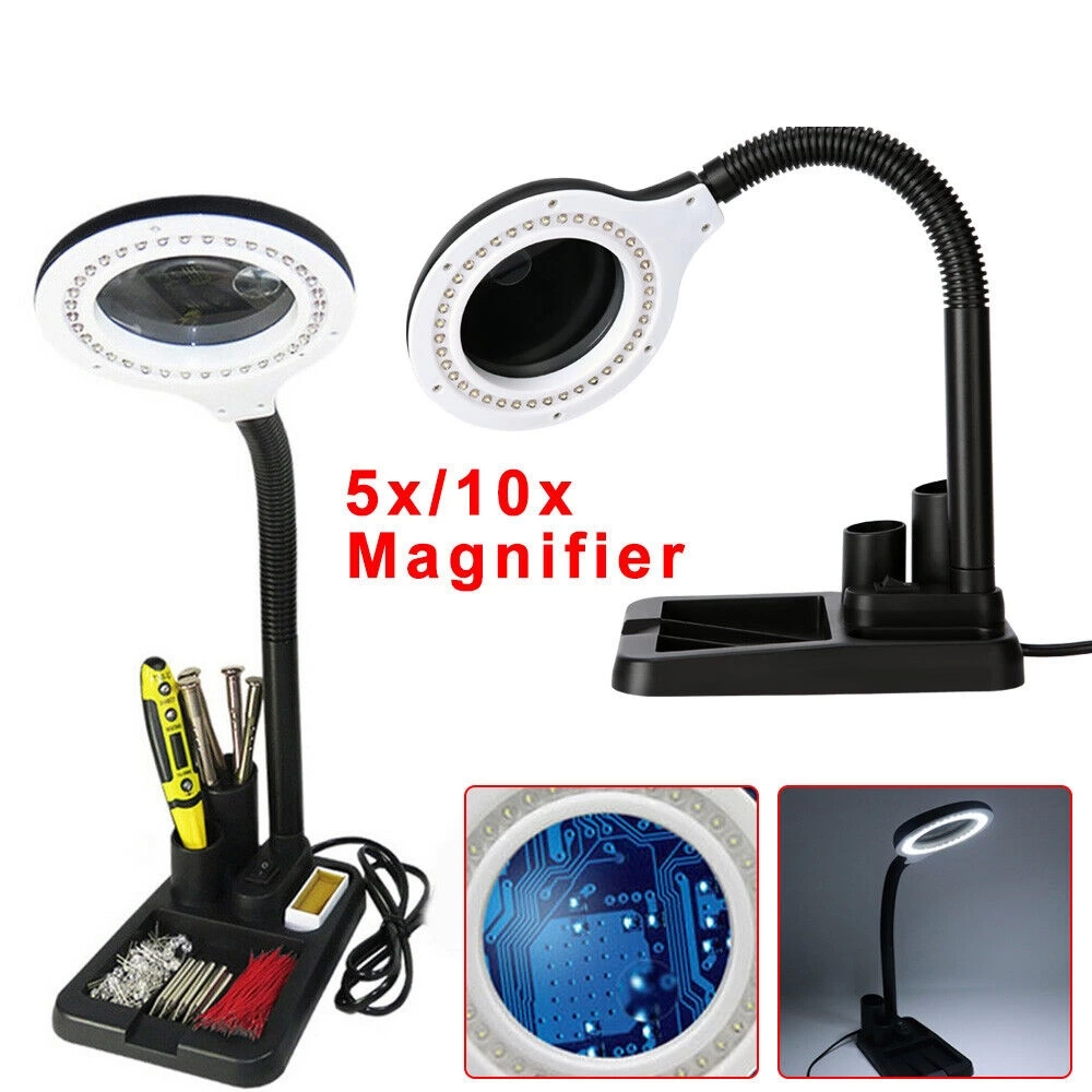 Esnek 5x /10x,40 Led Işıklı Büyüteç ,lamba Büyüteç Okuma, Çalışma Lehim Masa Lambası A808 - Lisinya Esnek 5x /10x,40 Led Işıklı Büyüteç ,lamba Büyüteç Okuma, Çalışma Lehim Masa Lambası A808 - Lisinya