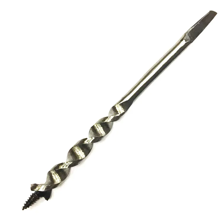 Fenerli Ahşap Burgu El / Matkap Ucu - Dört Köşe 18 Mm - Lisinya