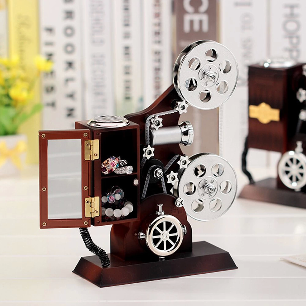 Film Makinesi Görünümlü Müzik Kutusu - Lisinya Film Makinesi Görünümlü Müzik Kutusu - Lisinya