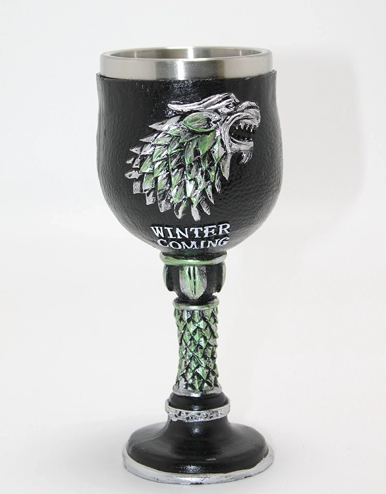Game Of Thrones House K 3d Kabartmalı Çelik Kadeh Bardak Alk4379 - Lisinya