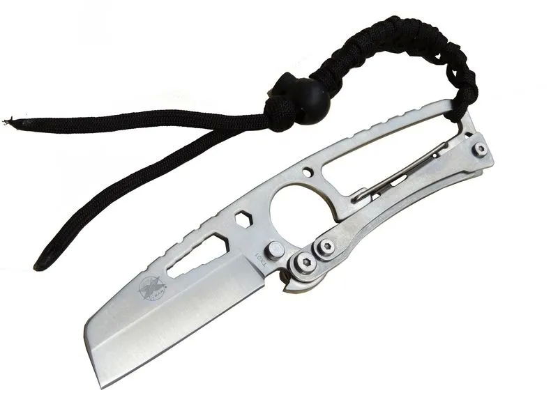 Gear Hit Cutter Tx01 Outdoor Kamp Bıçağı Metal 19 Cm - İpli Sap, Kılıflı - Lisinya