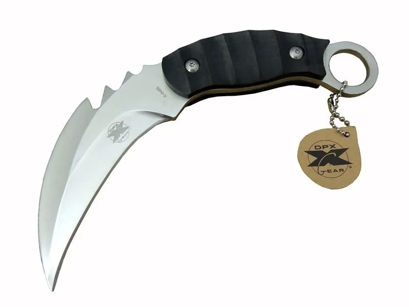 Gear Kargo X 0485 Tırtıklı Karambit Outdoor Bıçak 20 Cm - Kılıflı - Lisinya