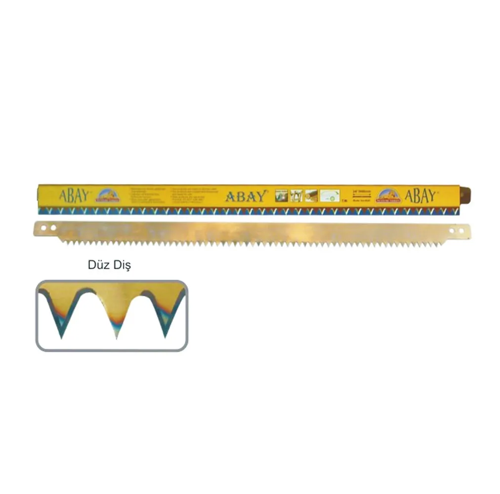 Geniş Kolastar Testere Ağzı - Düz Diş 76 Cm - Lisinya