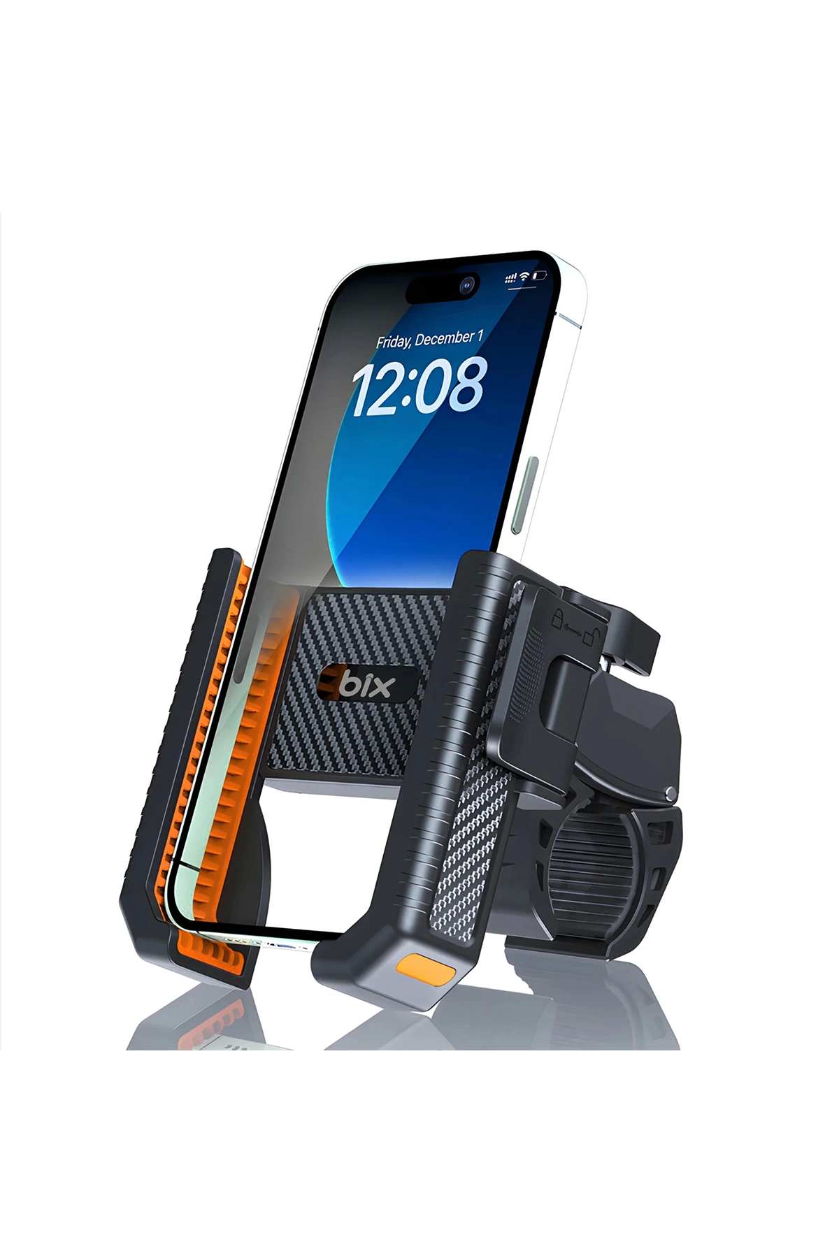 Gidon Bağlantılı Bisiklet Motosiklet İçin Esnek Abs 4-7.8″ İnç Telefon Tutucu 360° Dönebilen Tasarım - Lisinya Gidon Bağlantılı Bisiklet Motosiklet İçin Esnek Abs 4-7.8″ İnç Telefon Tutucu 360° Dönebilen Tasarım - Lisinya
