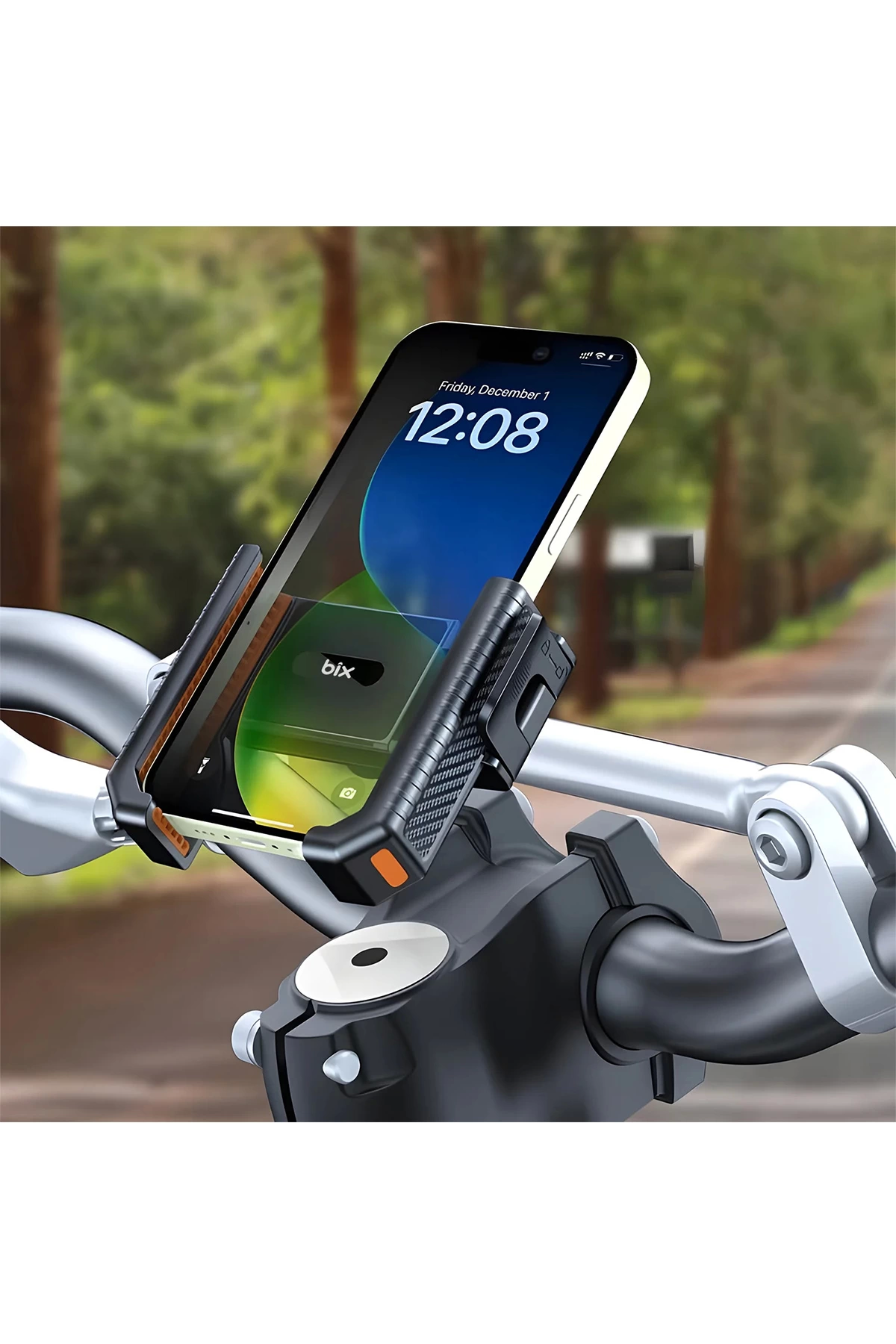 Gidon Bağlantılı Bisiklet Motosiklet İçin Esnek Abs 4-7.8″ İnç Telefon Tutucu 360° Dönebilen Tasarım - Lisinya Gidon Bağlantılı Bisiklet Motosiklet İçin Esnek Abs 4-7.8″ İnç Telefon Tutucu 360° Dönebilen Tasarım - Lisinya