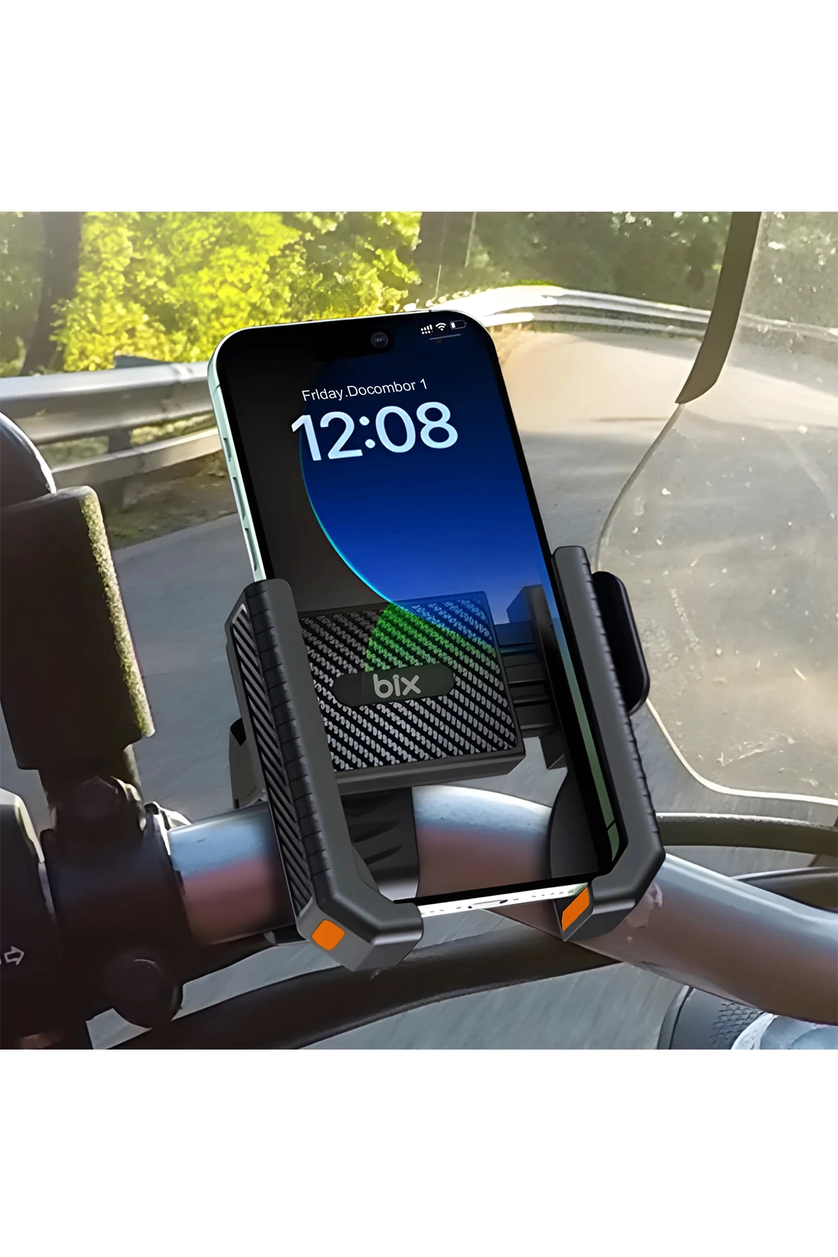 Gidon Bağlantılı Bisiklet Motosiklet İçin Esnek Abs 4-7.8″ İnç Telefon Tutucu 360° Dönebilen Tasarım - Lisinya Gidon Bağlantılı Bisiklet Motosiklet İçin Esnek Abs 4-7.8″ İnç Telefon Tutucu 360° Dönebilen Tasarım - Lisinya