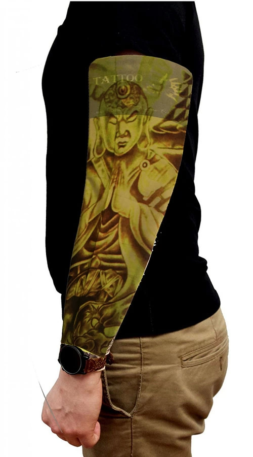 Çorap Dövme Giyilebilir Kol Bacak Dövmesi Likralı 2 Adet Model 4 - Lisinya