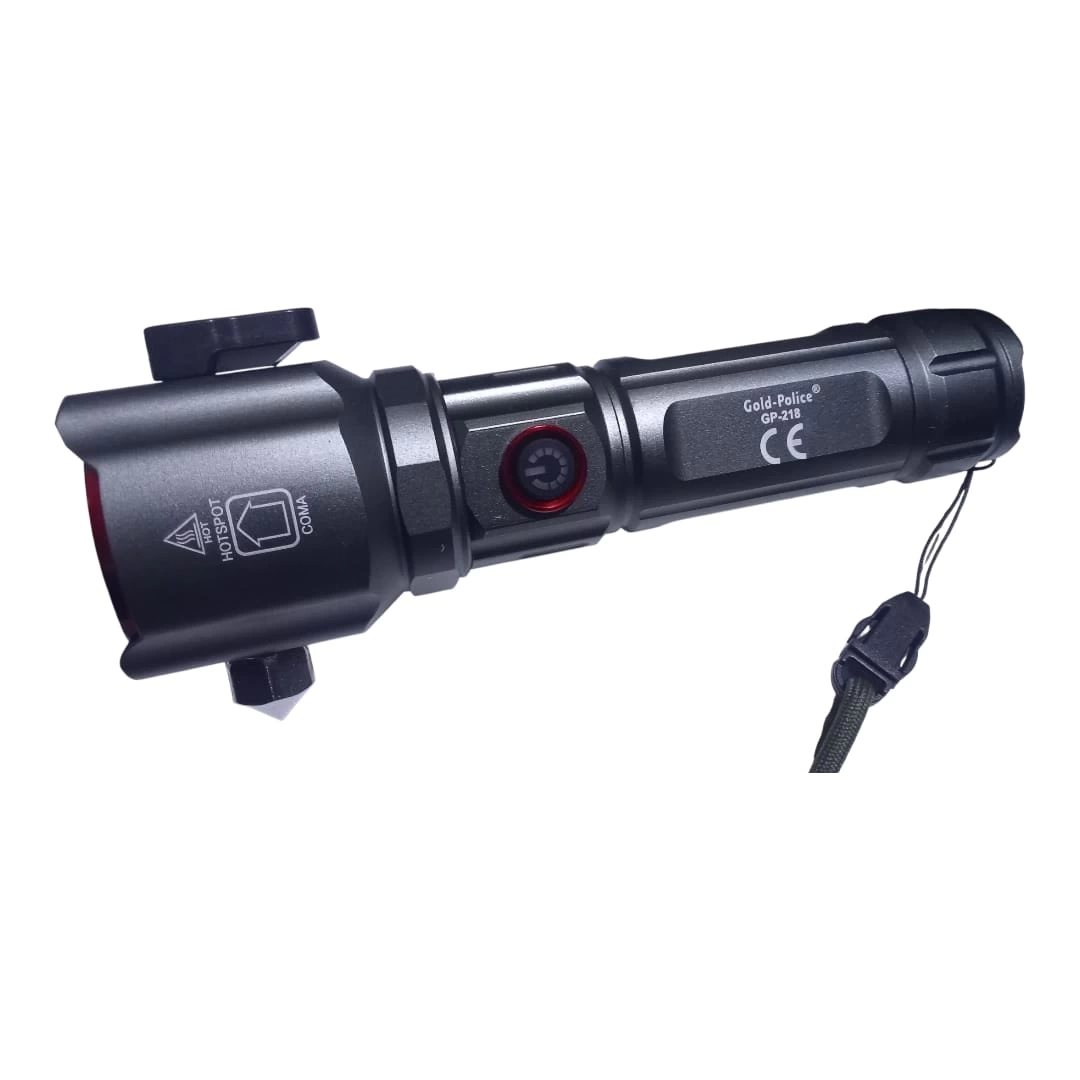 Gold Police Gp-218 Acil Durum El Feneri Güçlü Tg Led 3000 Lümen - Lisinya
