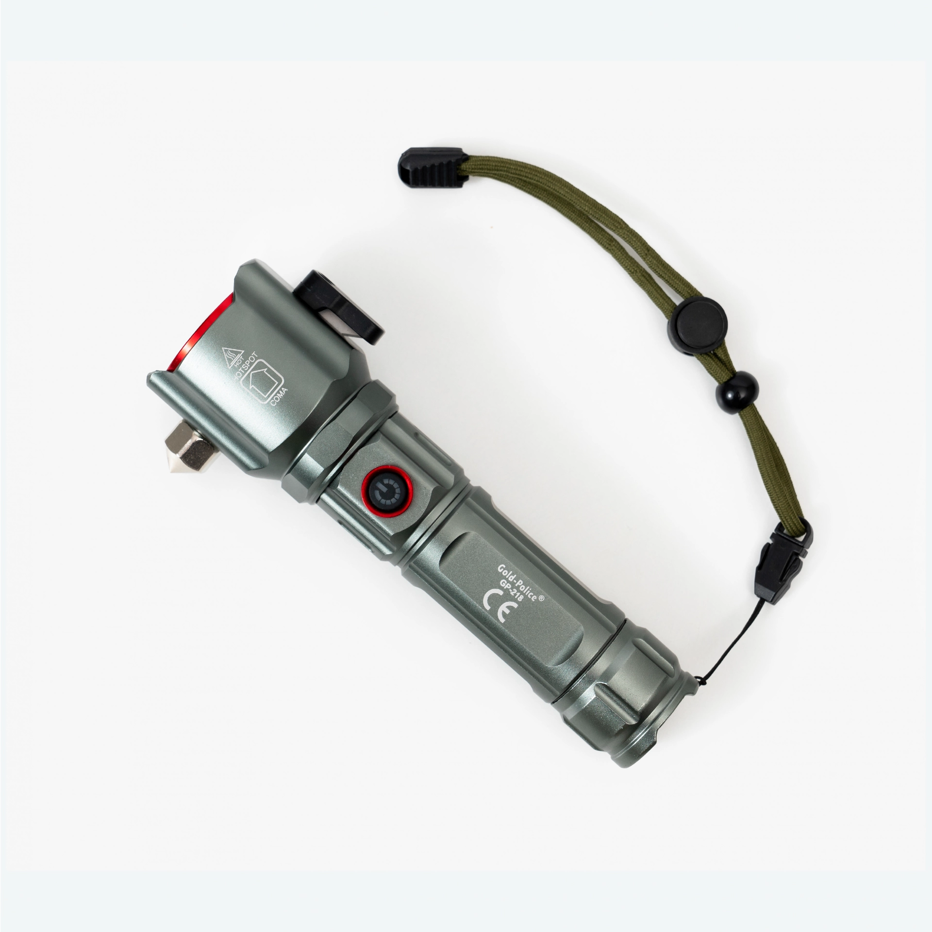 Gold Police Gp-218 Acil Durum El Feneri Güçlü Tg Led 3000 Lümen - Lisinya