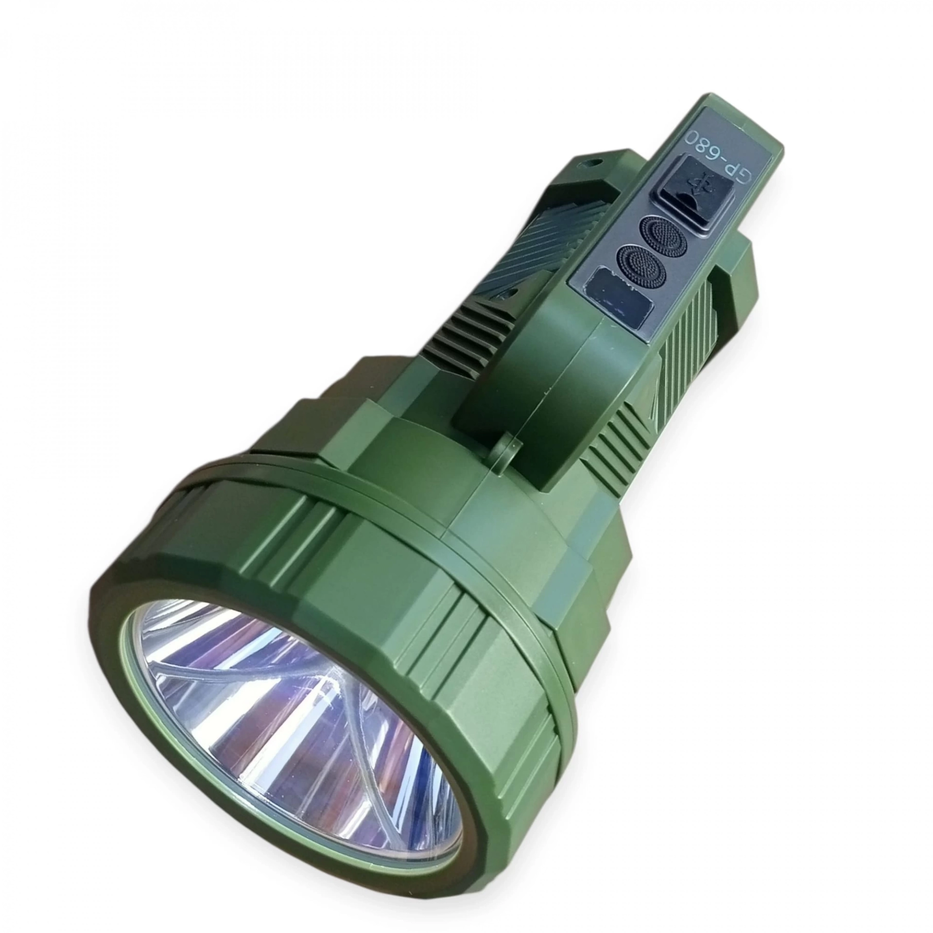 Gold Police Gp-680 Şarjlı El Feneri Projektör 100 Watt - Lisinya Gold Police Gp-680 Şarjlı El Feneri Projektör 100 Watt - Lisinya