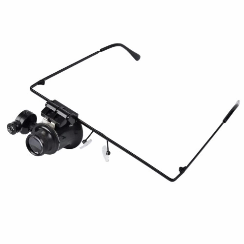Gözlük Model 20x16mm Optik Lens Led Işık Monoküler Büyüteç - Lisinya Gözlük Model 20x16mm Optik Lens Led Işık Monoküler Büyüteç - Lisinya
