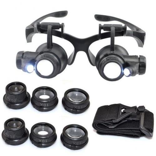 Gözlük Modeli 10x 15x 20x 25x Lens,2led Işıklı,büyüteç - Lisinya Gözlük Modeli 10x 15x 20x 25x Lens,2led Işıklı,büyüteç - Lisinya