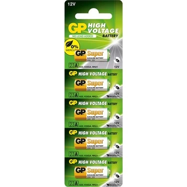 Gp 23a V23ga Mn21 12v Alkalin Pil Kepenk Anahtar Pili Beşli Paket - Lisinya Gp 23a V23ga Mn21 12v Alkalin Pil Kepenk Anahtar Pili Beşli Paket - Lisinya