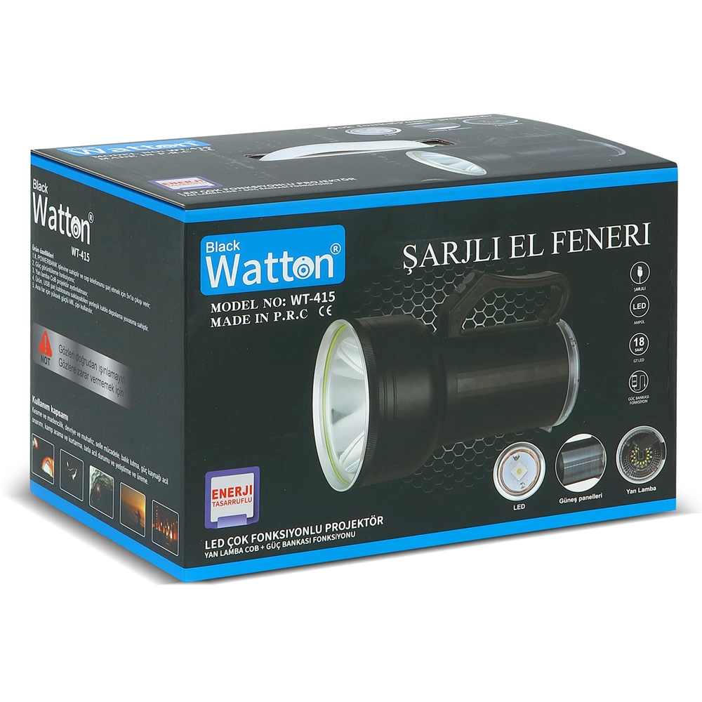 Gt Led Taşınabilir Güneş Solar Ledli Fener Wt-415 - Lisinya Gt Led Taşınabilir Güneş Solar Ledli Fener Wt-415 - Lisinya