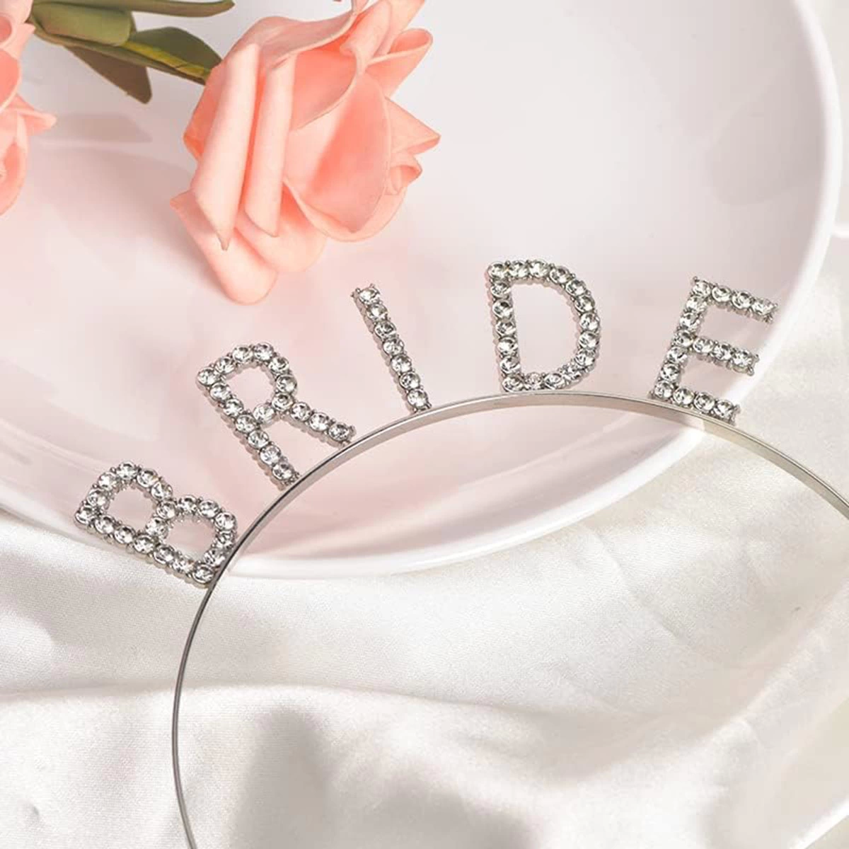 Gümüş Renk Bekarlığa Veda Kristal Taş Bride Tacı İthal 16x10 Cm - Lisinya Gümüş Renk Bekarlığa Veda Kristal Taş Bride Tacı İthal 16x10 Cm - Lisinya