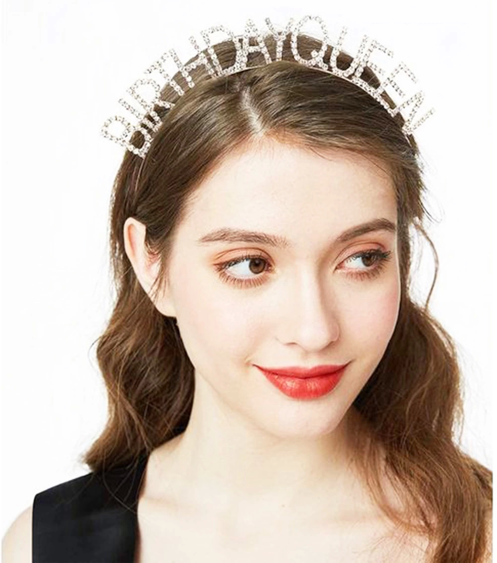 Gümüş Renk Kristal Taşlı Parlak Birthday Queen Yazılı Kraliçe Taç 16x17 Cm - Lisinya Gümüş Renk Kristal Taşlı Parlak Birthday Queen Yazılı Kraliçe Taç 16x17 Cm - Lisinya
